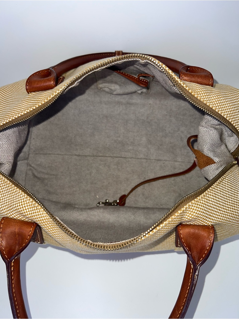 Dooney & Bourke Vintage Canvas Satchel Bag - Picture 10 of 16